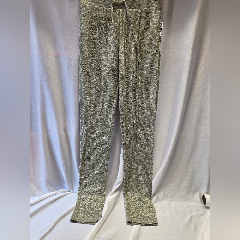 Gymshark Knit Bottoms in Olive Green